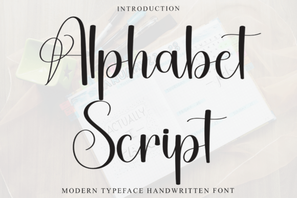 Alphabet Script: A Creative Font for Brand Identity