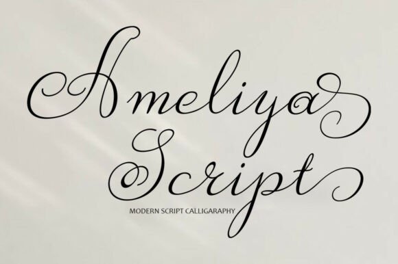Ameliya Script: A Modern Typeface for Polished Digital Branding
