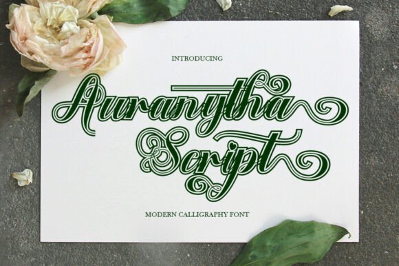 Auranytha Script: Elevating Campaign Visuals with Elegant Typography