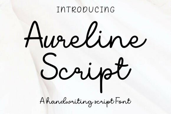 Aureline Script: The Handwritten Typeface That Elevates Your Brand Identity