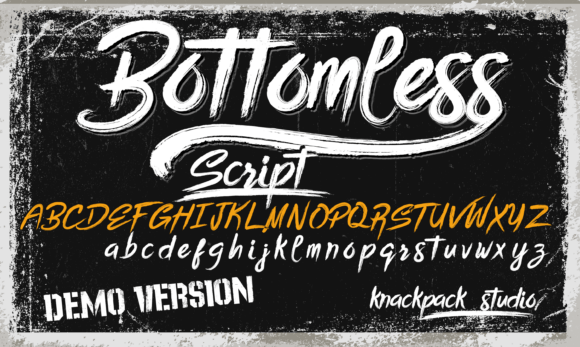 Bottomless Script: A Bold Typeface for Dynamic Web Design