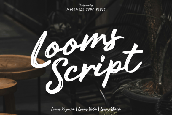 Bringing Organic Charm to Your Shop with Looms Script Typeface