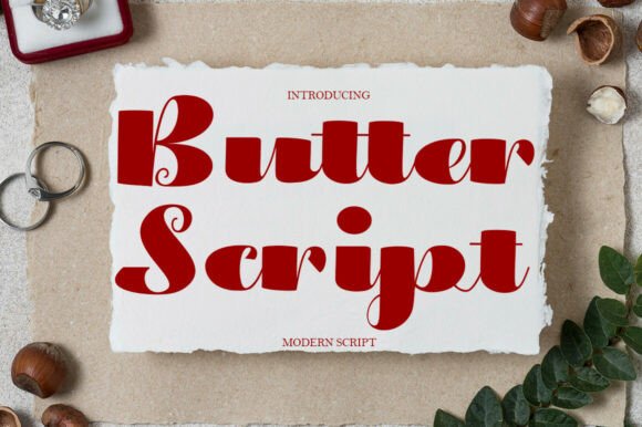 Butter Script: The Modern Typeface for Polished Brand Identity