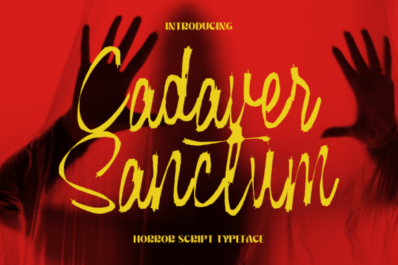 Cadaver Sanctum Script: The Darkly Charming Typeface for Horror Crafters