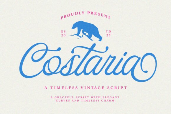 Costaria Script: Elevating Editorial Design with Modern Elegance