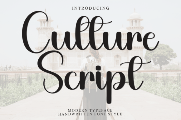 Culture Script: A Festive Typeface for Holiday Branding
