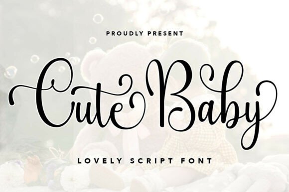Cute Baby Script: A Modern Elegant Typeface for Editorial Design