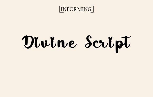 Divine Script: The Sweet Typeface for a Polished Brand Identity