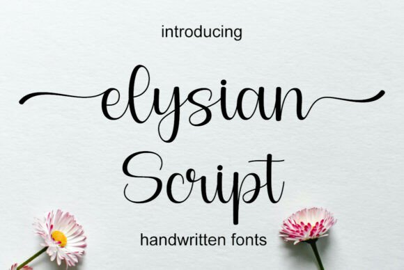 Elysian Script: Elevating Brand Identity with Elegant Typography