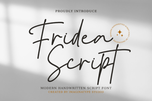 Fridea Script: A Modern Handwritten Typeface for Editorial Design