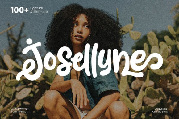 Josellyne Script Pro: Bold Handwritten Typography for High-Impact Campaigns