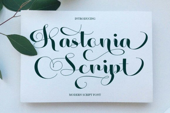 Kastonia Script: Elevate Your Handmade Brand with Luxe Typography