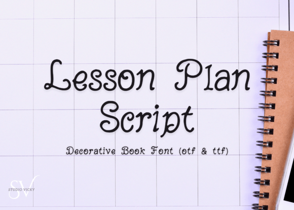 Lesson Plan Script: The Handwritten Typeface for Authentic Branding
