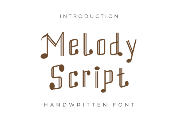 Melody Script: A Musical Handwritten Font for Creative Sellers
