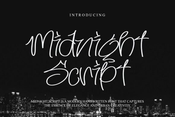 Midnight Script: A Designer’s Review of Elegance in Urban Typography