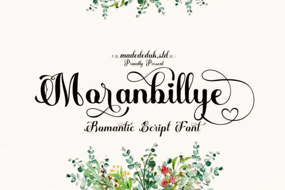 Moranbillye Script: Elevate Brand Aesthetics with Elegant Typography