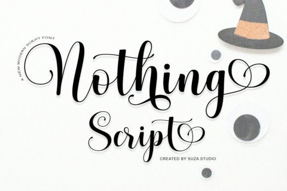 Nothing Script: The Creative Font for Boutique Brand Identity