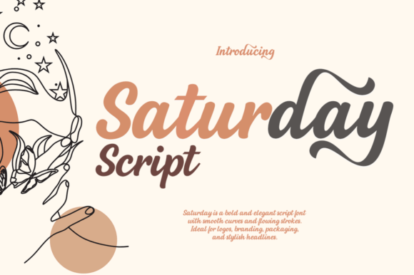 Saturday Script Review: A Bold Script Typeface for Modern Branding