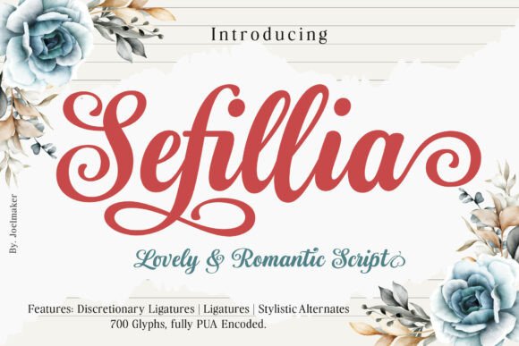 Sefillia Script: Elevating Digital Brand Identity with Elegant Typography