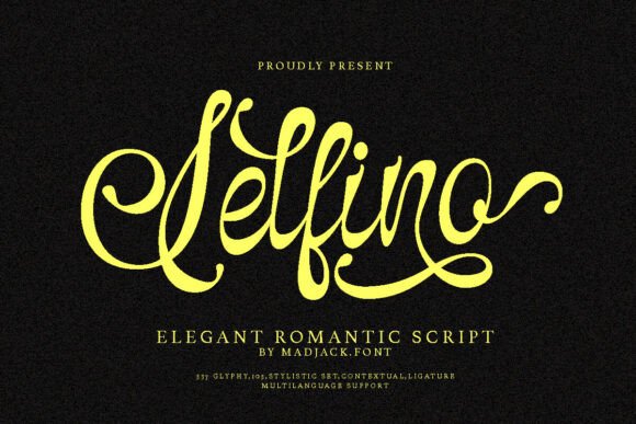Selfino Script: The Premium Typeface for Scroll-Stopping Brand Visuals