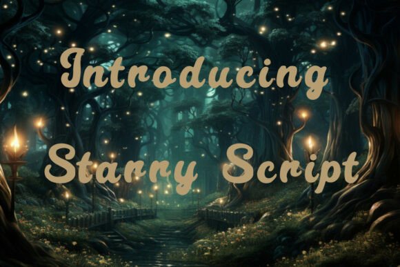 Starry Script: Elevating Digital Brand Identity with Modern Typography